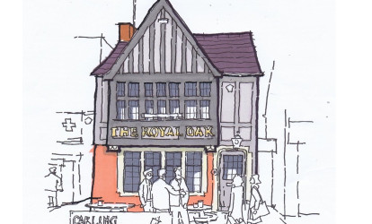 Sign Board for Royal Oak